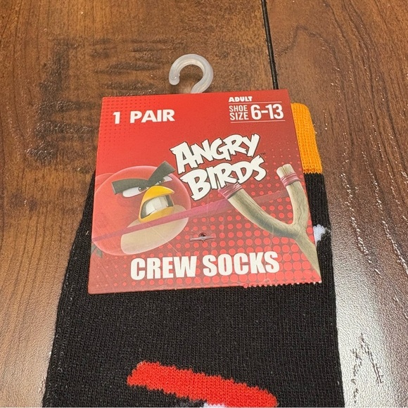 3/$20 Crazy Socks Angry Birds for Men & Women Cozy Funny Gift for Game Lovers - Picture 2 of 6